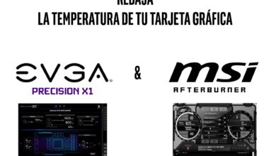 rebajar la temperatura tarjeta gráficaEVGA Precision X1 MSI Afterburner