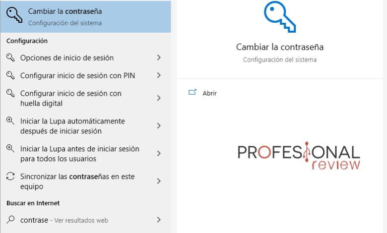 cambiar contraseña