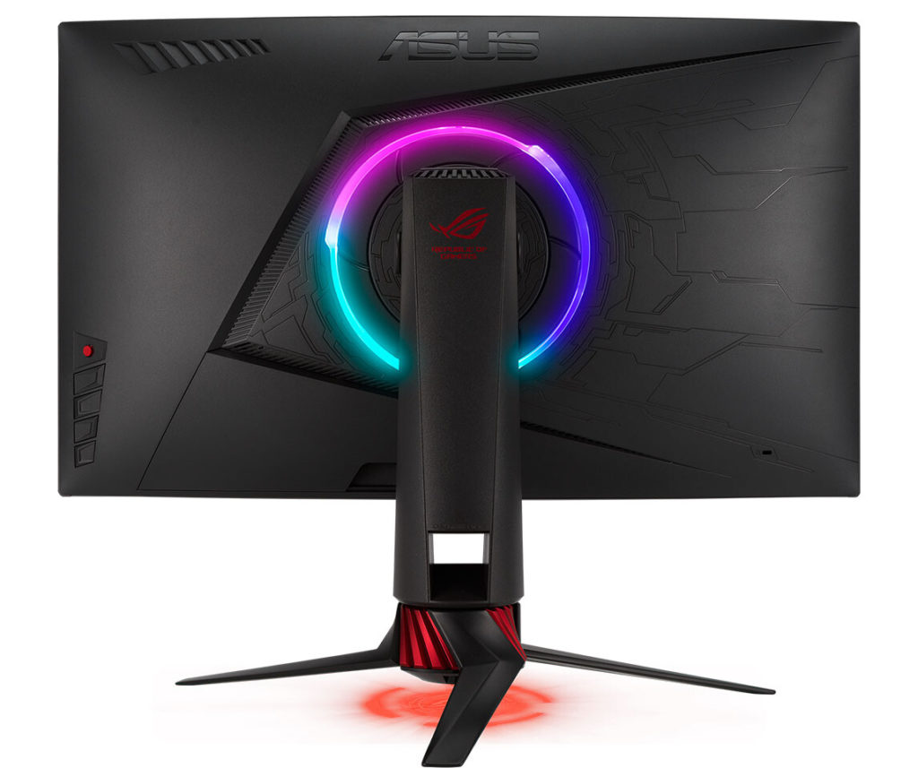 ASUS ROG Strix XG27WQ detrás