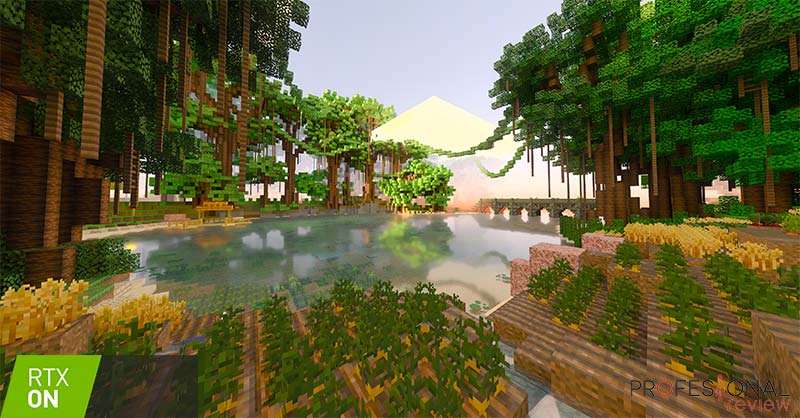 Un 'Minecraft' con texturas mejoradas, agua realista y efectos de