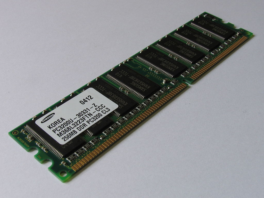 Samsung DDR primer modulo