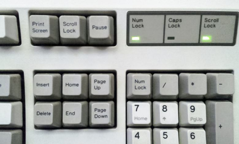 Scroll lock