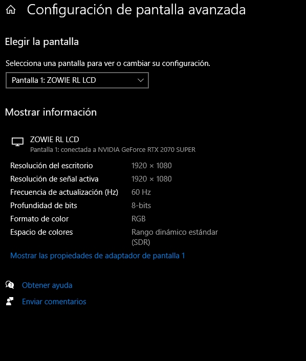configuració pantalla eliminar parpelleig windows 10