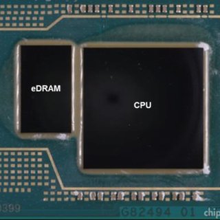 eDRAM integrada tamaño memorias