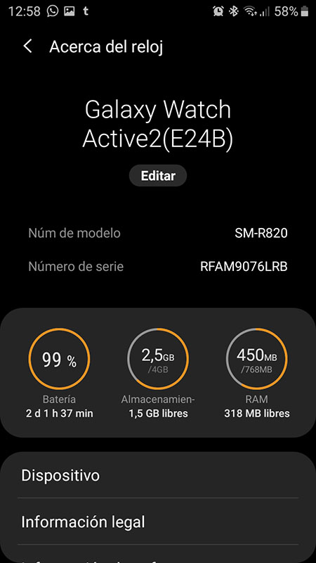 Samsung Galaxy Watch Active 2