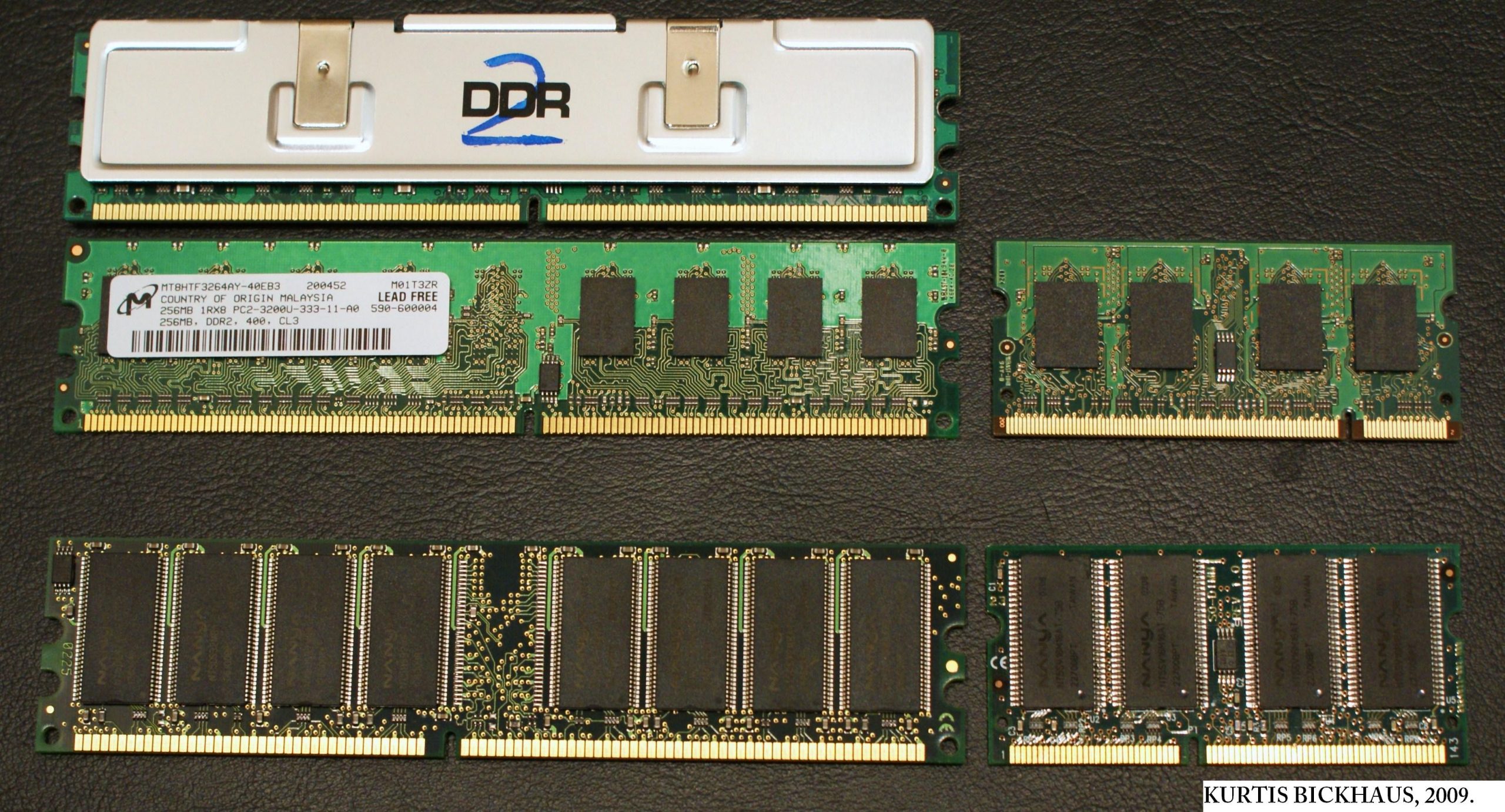 T Cambio parque Slot: la ranura de la memoria RAM
