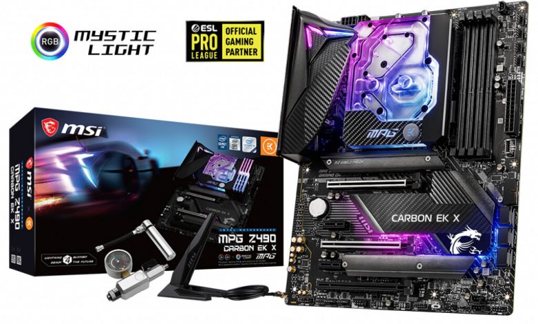 MSI MPG Z490 Carbon EK X