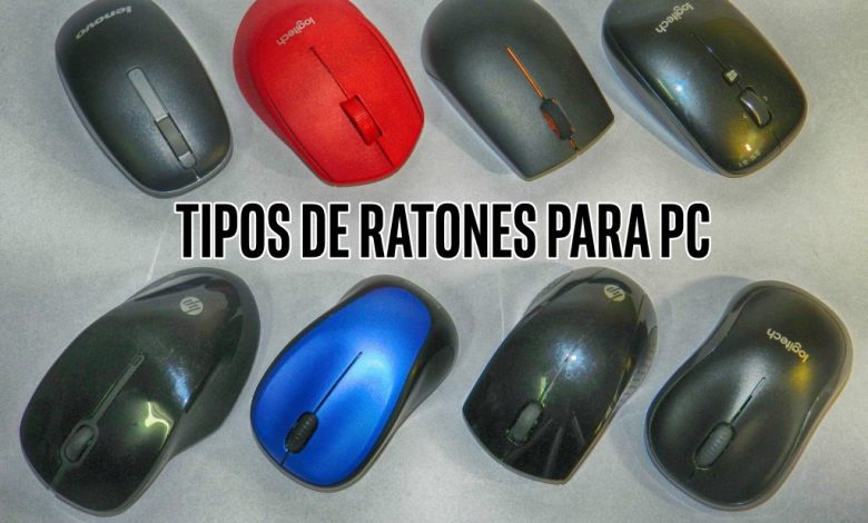 tipos de ratones PC