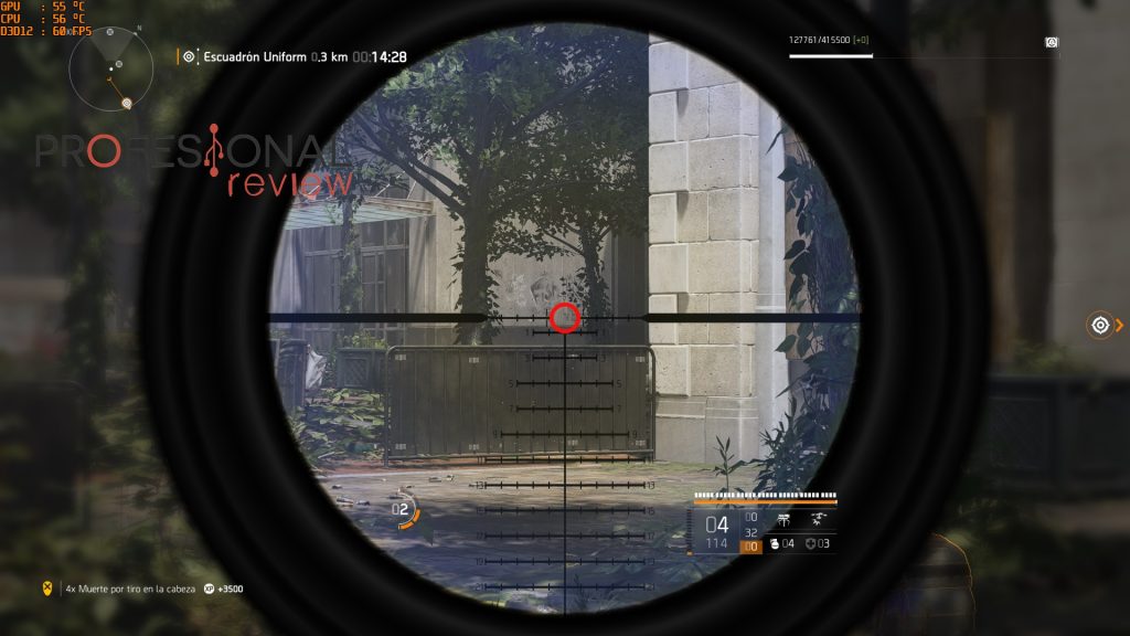 pruebas temperatura The Division 2