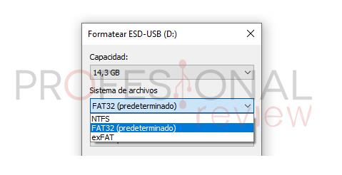 formatear exFAT NTFS