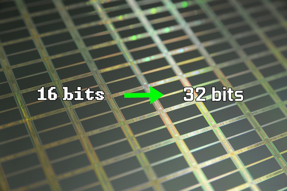 16 bits 32 bits windows 95 historia