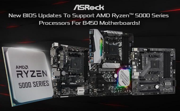 B450 Ryzen 5000 ASRock