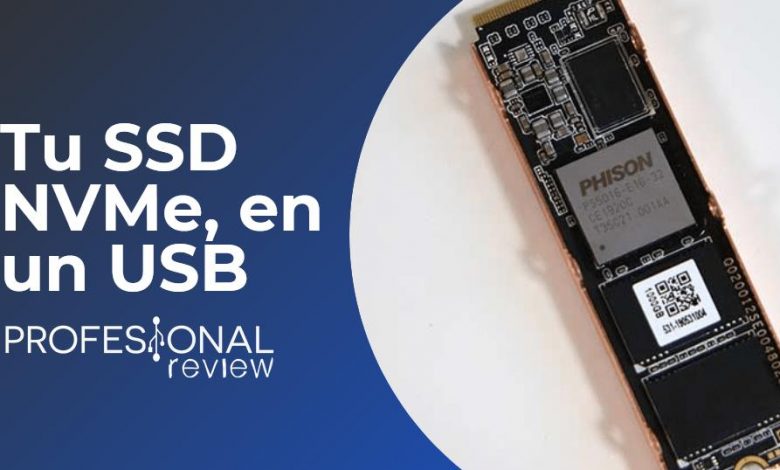 Convertir SSD NVMe en USB