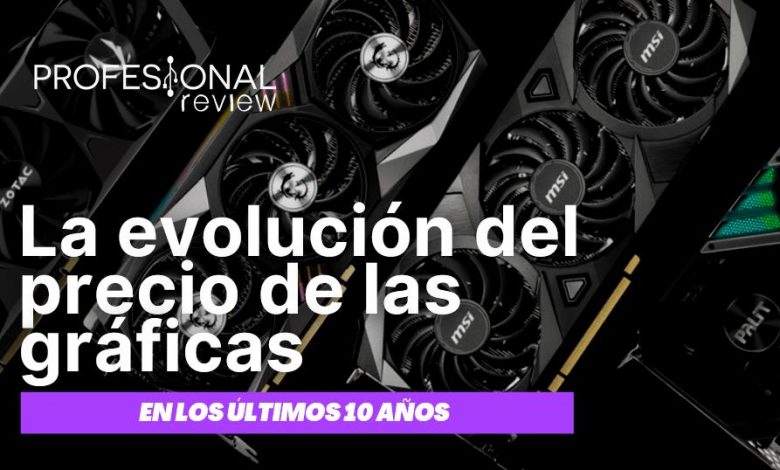Evolucion del precio de las tarjetas graficas en los ultimos 10 años