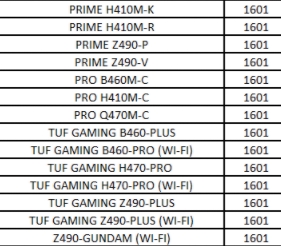 asus bios 400 SAM