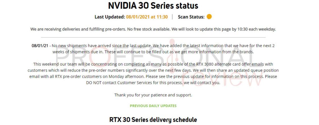 stock rtx 3000