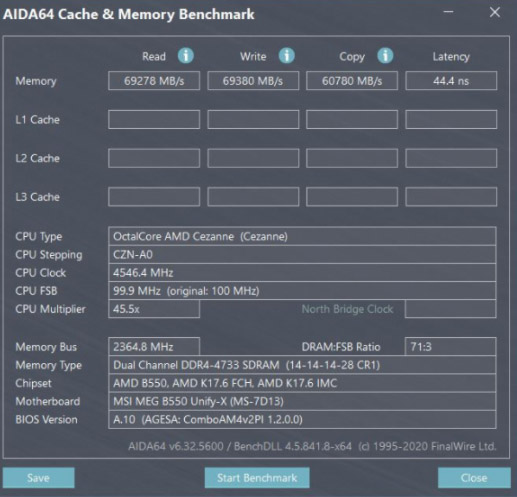 triste Geometría Mal Ryzen 7 5700G, la APU AMD es testada con memorias a 5333 Mhz
