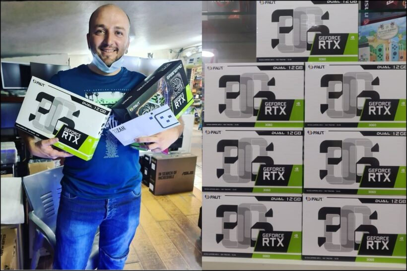 Nvidia RTX 3060 ya se vende en Pakistán con un precio de escandalo