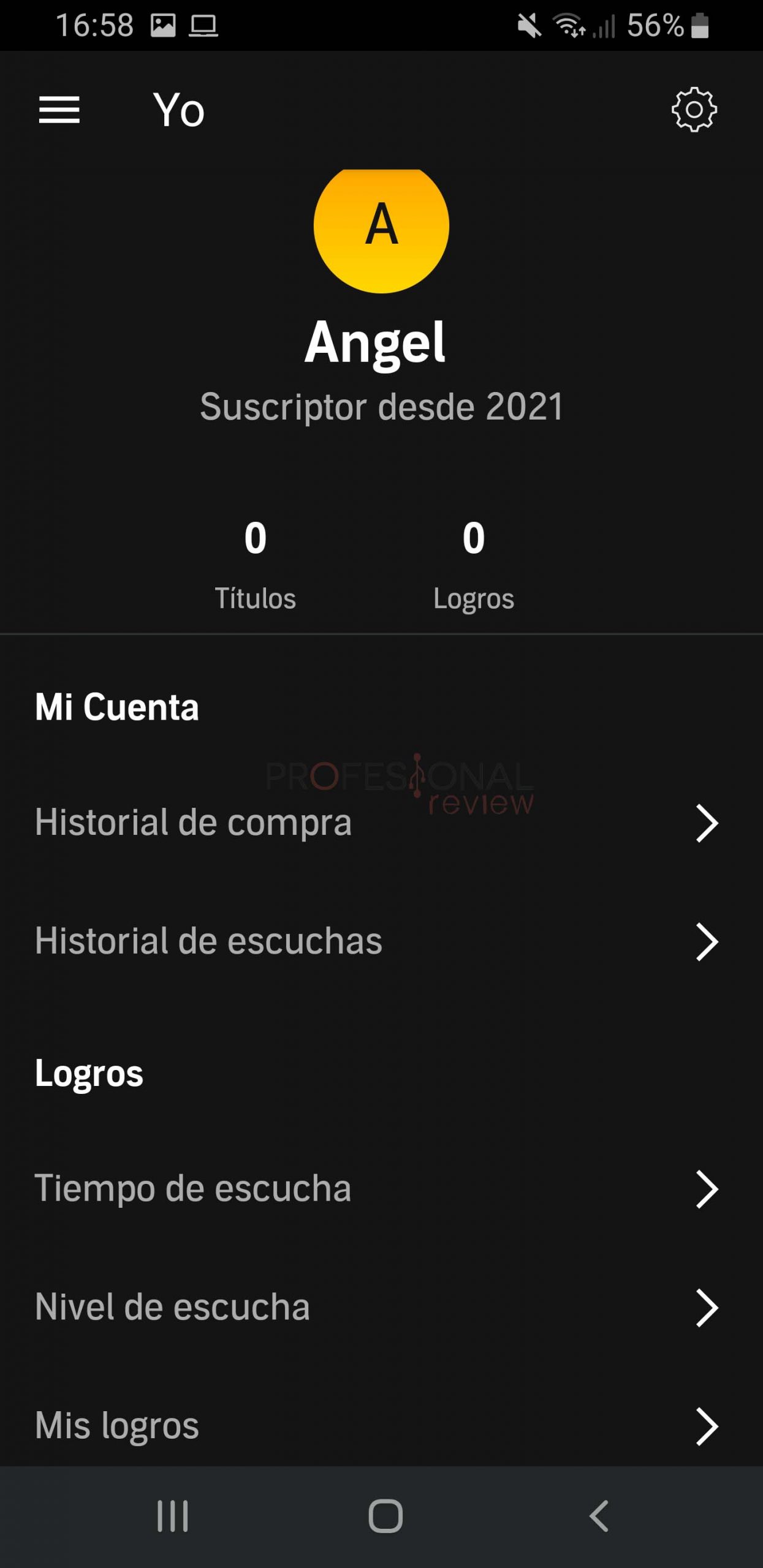 mi cuenta audible