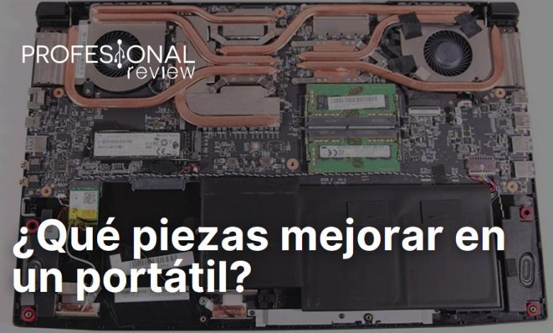 que piezas mejorar en un portatil