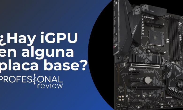 Hay iGPU en alguna placa base