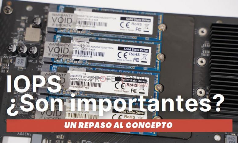Qué son las IOPS