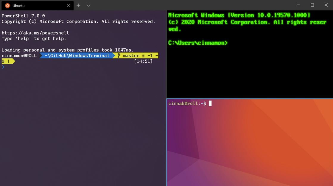Windows Terminal varias terminales a la vez
