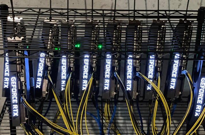RTX 3060 rig mineria