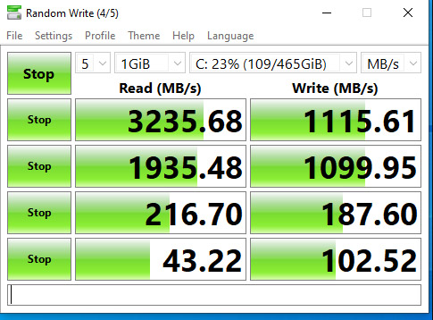 Samsung 980 Pro Crystaldiskmark