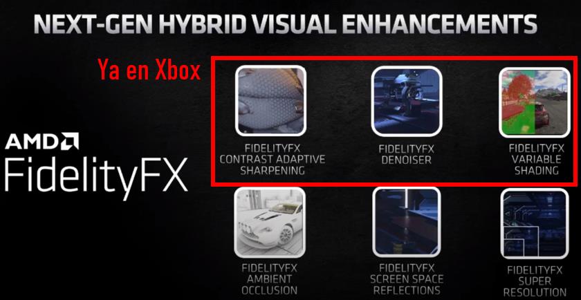 AMD FidelityFX CAS compatible con XBOX