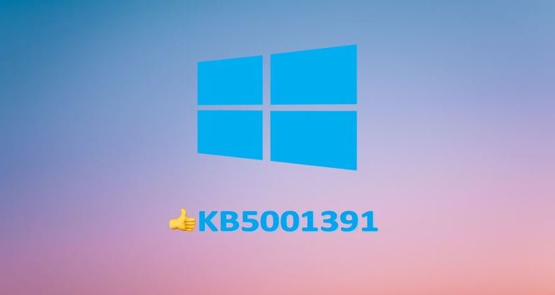 actualizacion windows 10 kb5001391 noticias barra tareas
