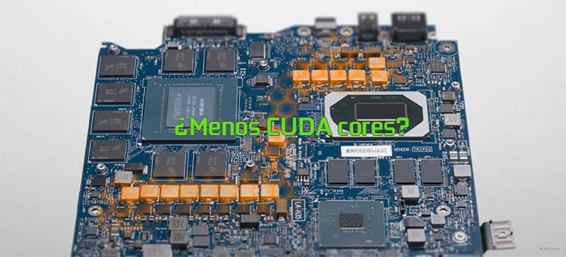 El portátil Alienware M15 detecta menos CUDA cores en la RTX 3070