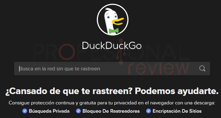 DuckDuckGo alternativa a Google para la privacidad