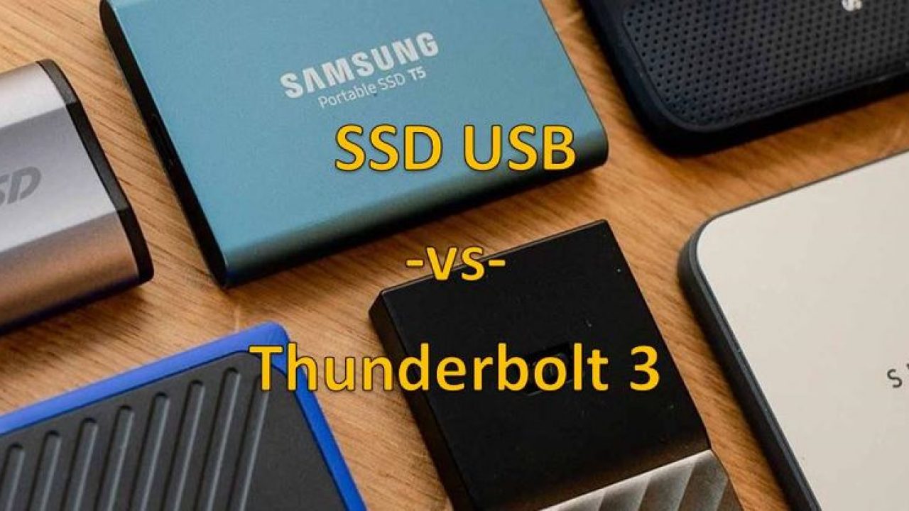 beneficio foso envidia SSD USB vs Thunderbolt 3: Qué diferencias existen