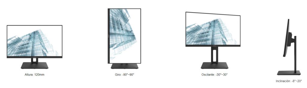 ergonomía monitores MSI