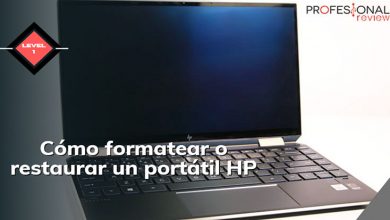 cómo formatear portátil hp