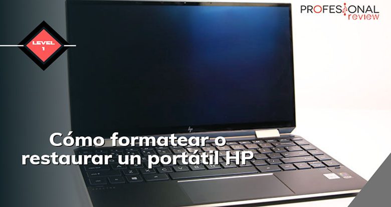 cómo formatear portátil hp