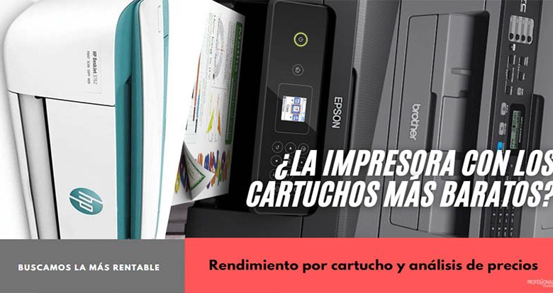 qué impresora tiene los cartuchos más baratos