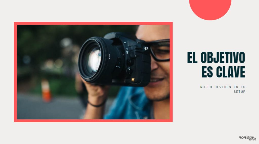 objetivo dslr streaming