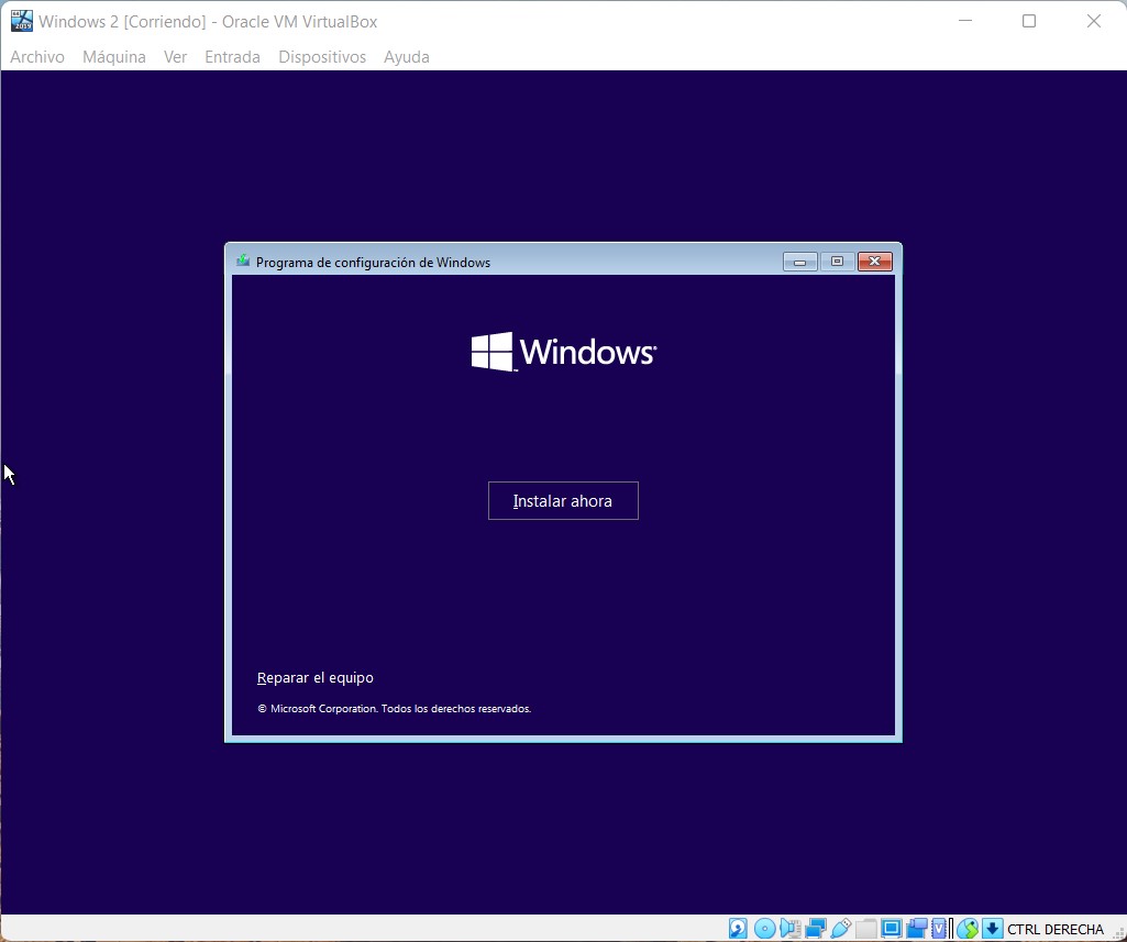 Cómo instalar Windows 11 en VirtualBox