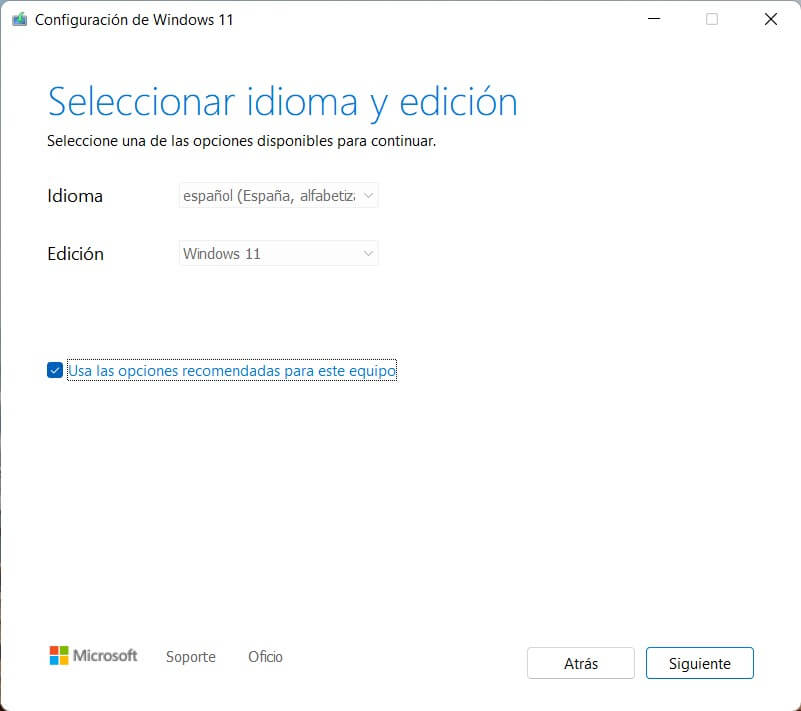 Cómo formatear Windows 11