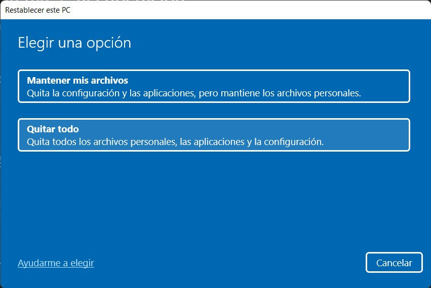 Cómo formatear Windows 11