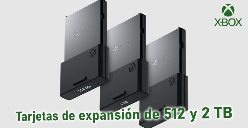 Xbox Series nuevas tarjetas de expansión de 512 y 2 TB