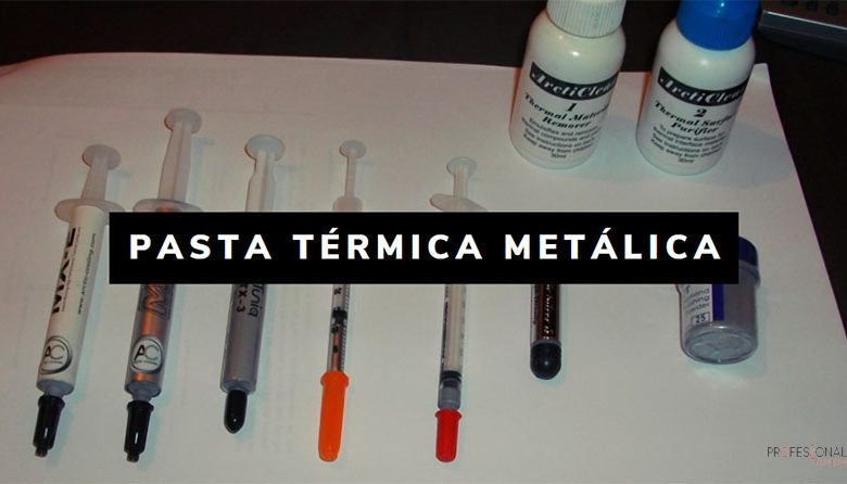 pasta térmica metálica