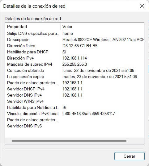 Cómo cambiar la IP en Windows 11