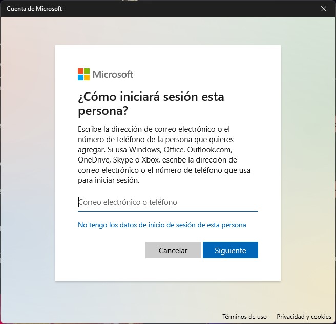 Cómo crear un usuario en Windows 11