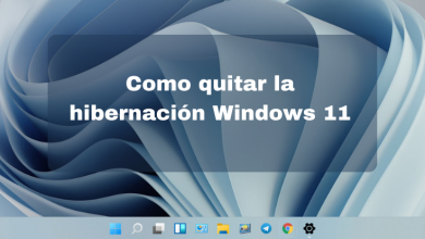 Como quitar la hibernación Windows 11 - 00