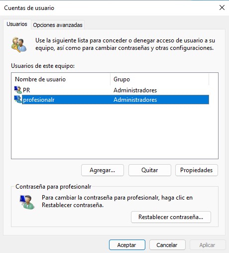 Cómo restablecer la contraseña en Windows 11