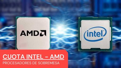 cuota mercado procesadores sobremesa intel amd