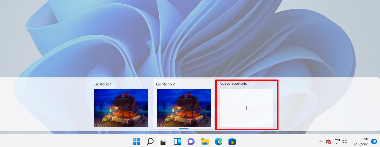 Cómo cambiar de escritorio Windows 11 - 03